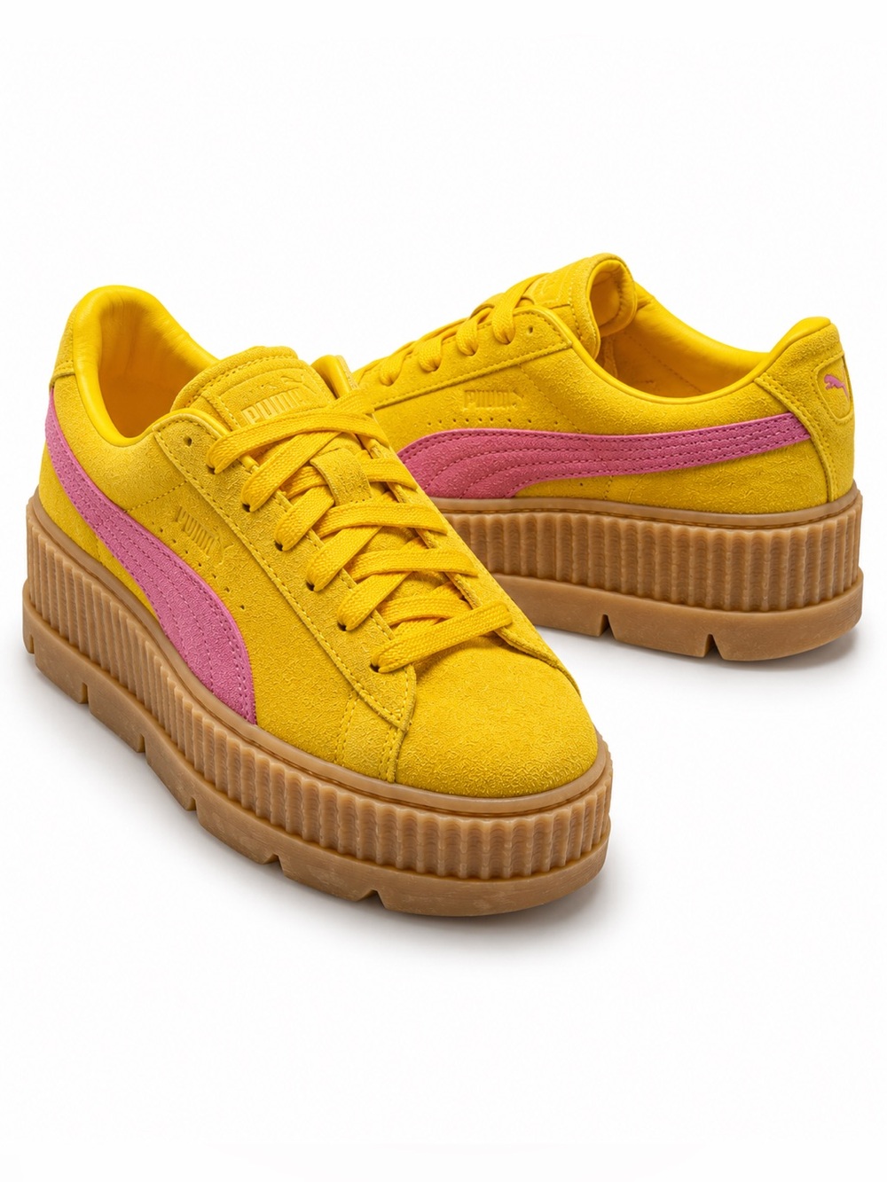 💛 Puma FENTY by Rihanna Cleated Creeper Suede Sneakers | 9.5 | Rare 2017